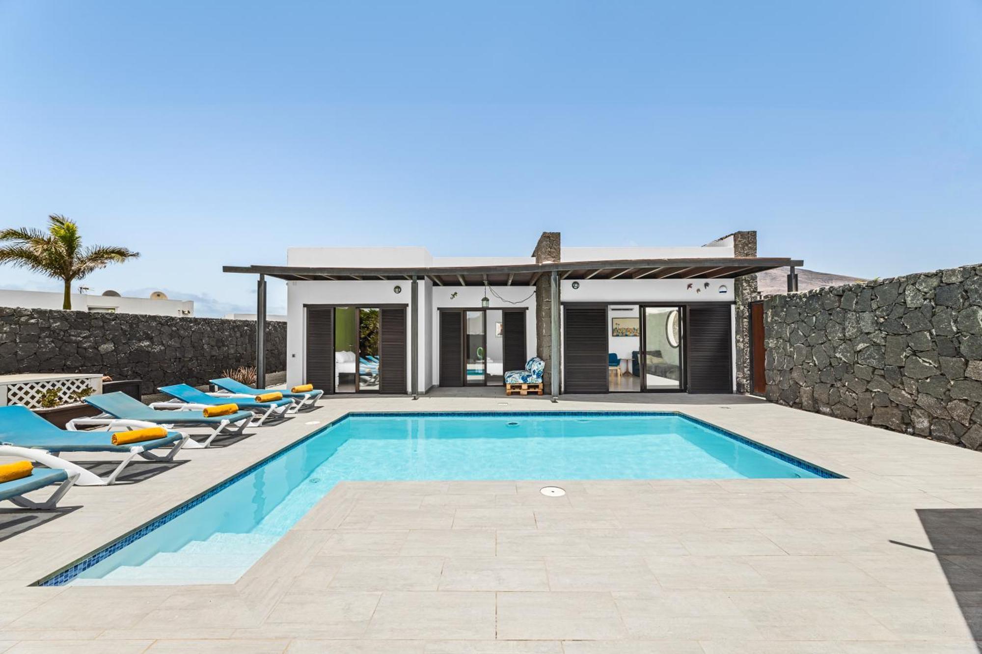 3 Bedroom Villa With Private Pool Close To Papagayo Beach Playa Blanca  Zewnętrze zdjęcie