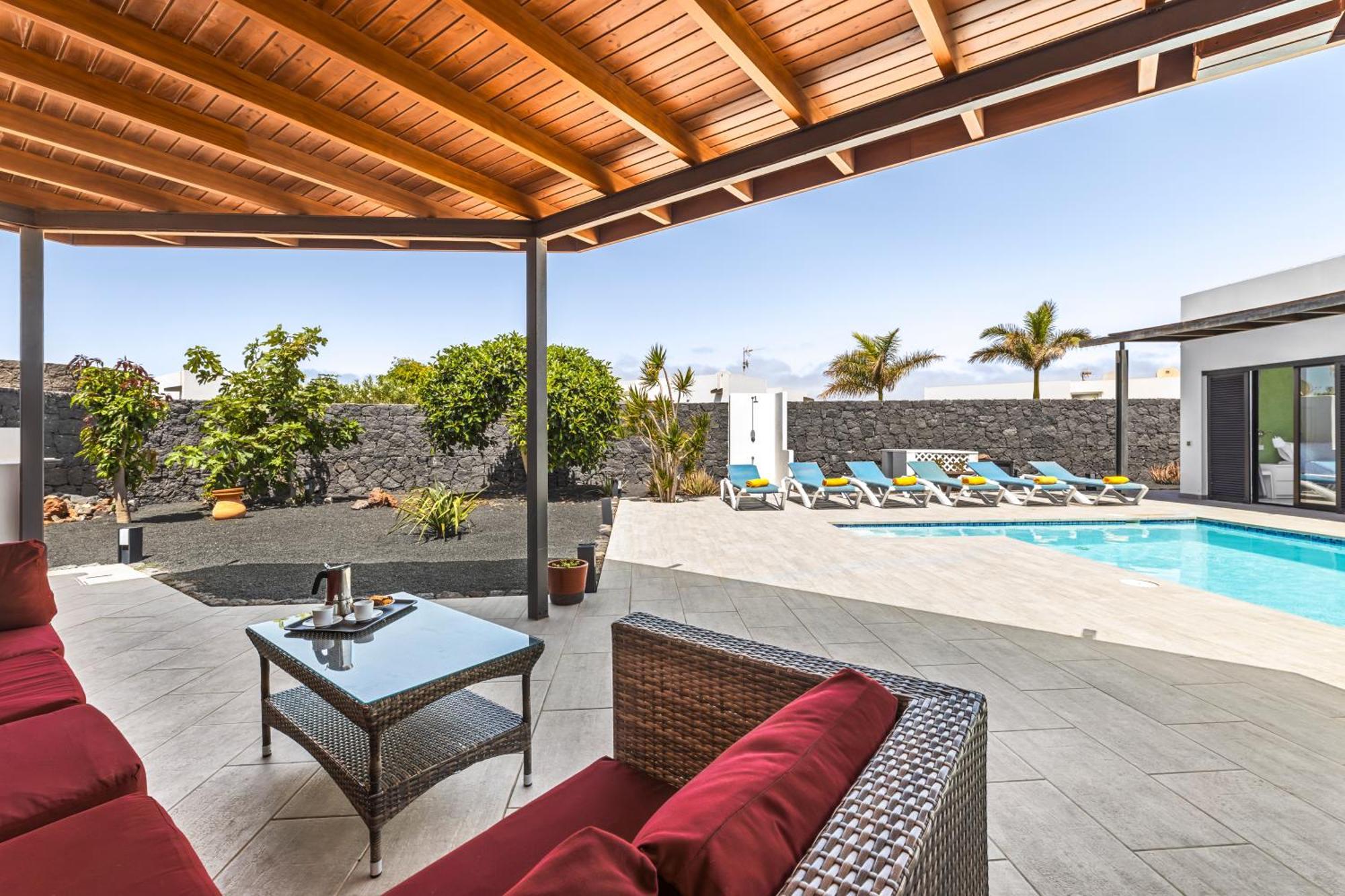 3 Bedroom Villa With Private Pool Close To Papagayo Beach Playa Blanca  Zewnętrze zdjęcie