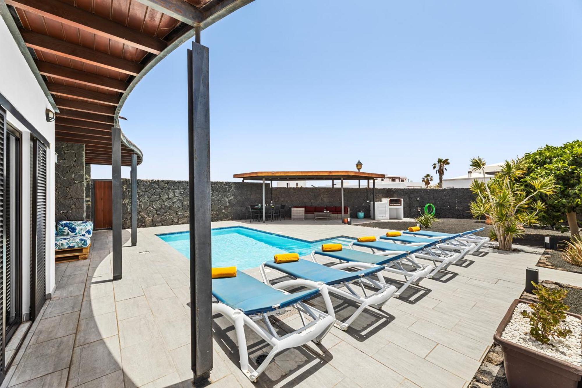 3 Bedroom Villa With Private Pool Close To Papagayo Beach Playa Blanca  Zewnętrze zdjęcie